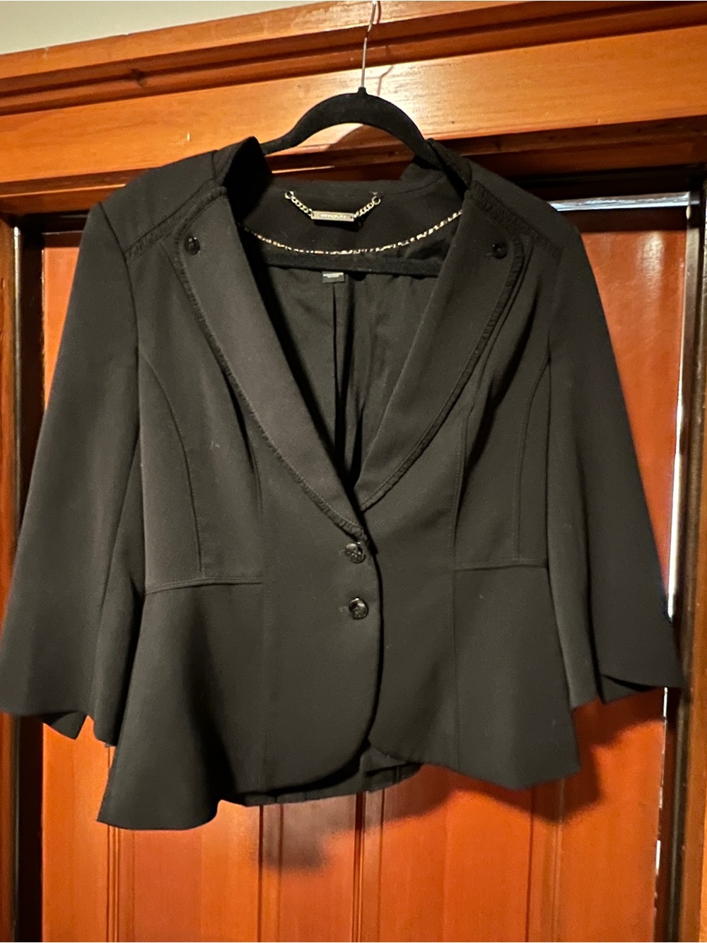 White House Black Market Black Tailored Blazer | Size 10